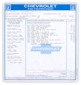 gm general motors car window sticker chevrolet 1976 gm part number 360235 impact printer printed filled in reproduction printer vega cosworth v=jimosborn thumb product image