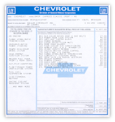 gm general motors car window sticker chevrolet 1976 gm part number 360235 impact printer printed filled in reproduction printer vega cosworth v=jimosborn thumb product image