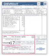 gm general motors car window sticker chevrolet 1981 gm part number 22508105 camaro corvette impact printer printed filled in reproduction v=jimosborn thumb product image