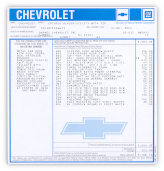 gm general motors pickup window sticker chevrolet 1977 gm part number 360235 impact printer printed filled in reproduction printer v=jimosborn thumb product image