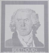 mainframe line printer ascii art beethoven thumb product image