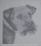 mainframe line printer ascii art dog1 thumb product image