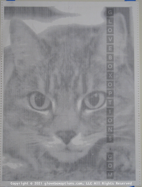 ASCII Line Printer Art